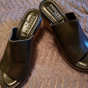 Black Italian Wedges